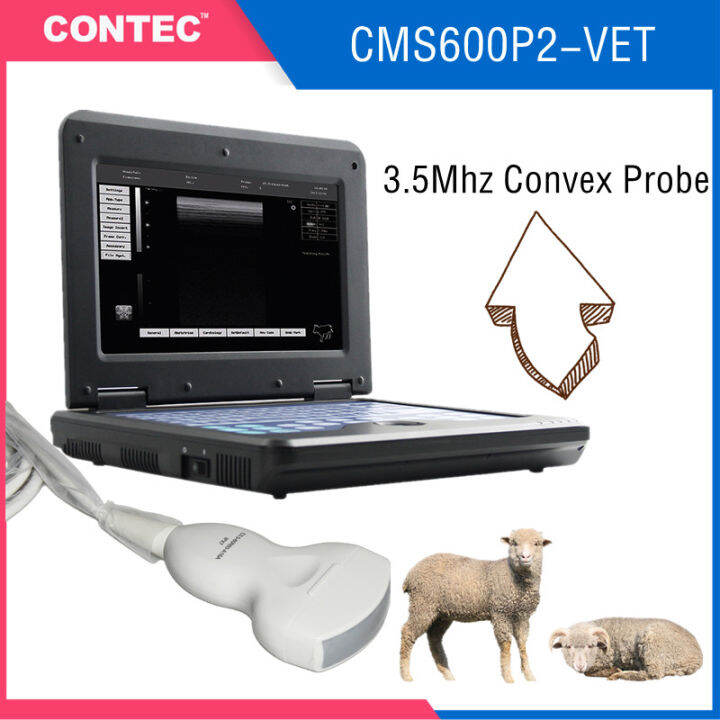 CONTEC CMS600P2-VET Veterinary Ultrasound Scanner Ultrasonic Diagnostic ...