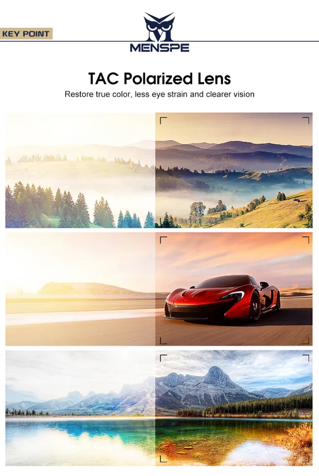 Eye Strain Polarized Lenses Vs Non Bloomoak Super Dark Lens Black