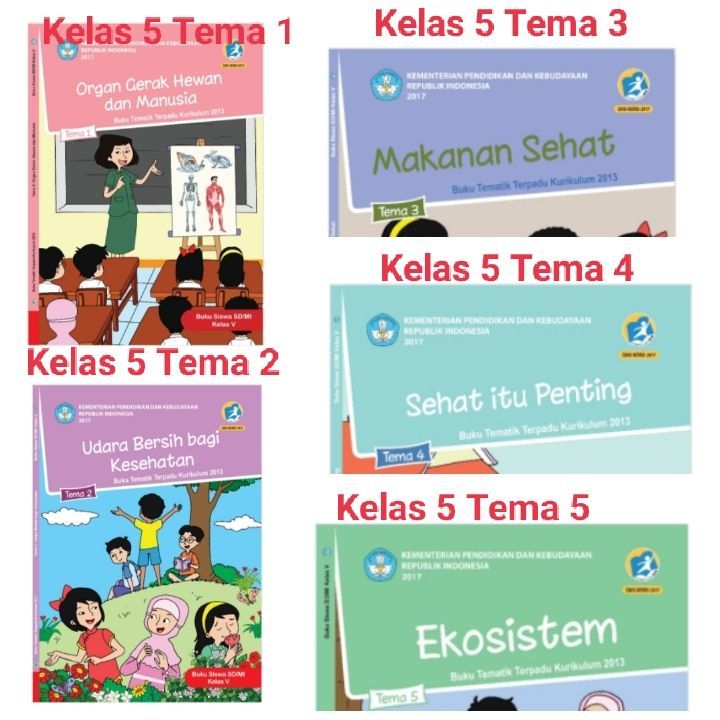 Buku Paket Tematik Kelas 5 Tema 1 2 3 4 5 Revisi 2017 Semester 1 ...