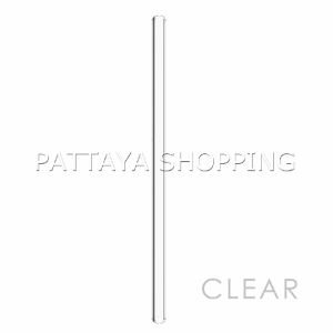 Pattaya หลอดแก้วสําหรับใส่กาแฟ เครื่องดื่ม ทนต่ออุณหภูมิสูง หลอดแก้วใส Straw