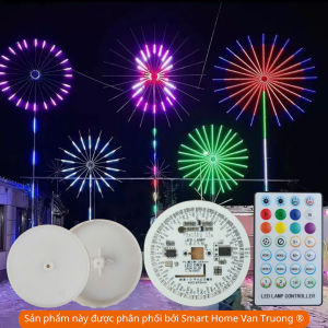 Mạch điều khiển Chia Tia Đèn Led Phao Hoa Trang Trí Tết - Noel Chong Chóng 3D Ngoài Trời