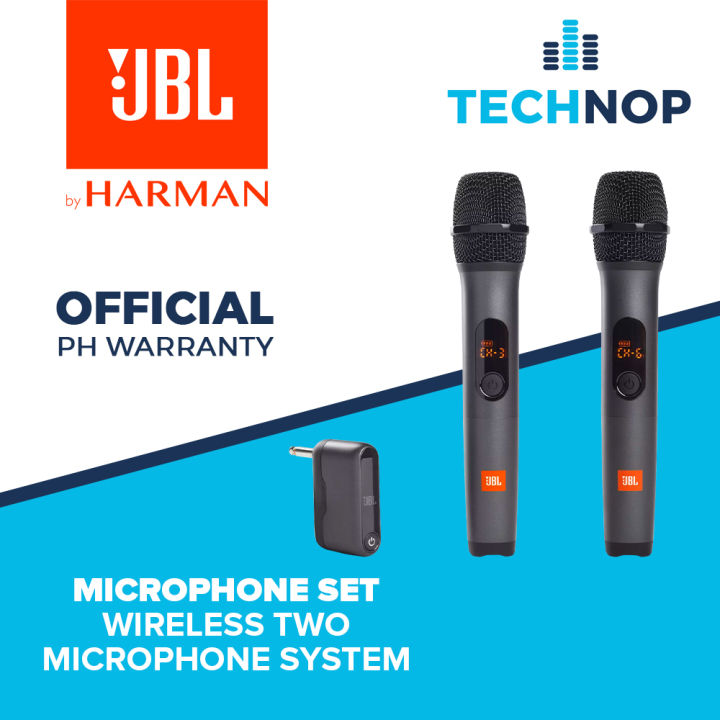 Jbl microphone wireless two microphone system lazada ph