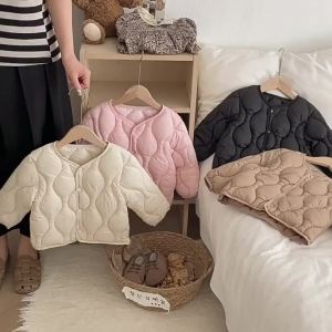 Boys Down Coat Baby Autumn Cotton Jacket Winter Girls Warm Costume Children Solid Fashion Outerwear New Kids Light Clothes2026