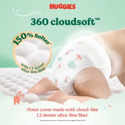 [Cherish 30.09 - 02.10] Huggies AirSoft Pants Diapers XL26 (6 Packs) FOC Huggies AirSoft Pants Diapers XL26