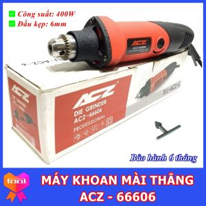 Máy mài khuôn - Máy khoan mài thẳng ACZ 66606 - Công suất 400W - Chuyên dụng trong chế tác DIY mài khoan dũa đánh bóng - Hàng Chính Hãng