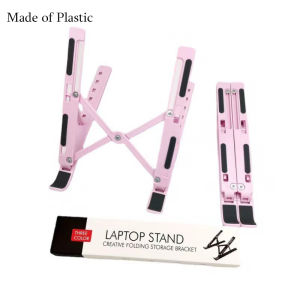HGV [PH Shipping] Portable Foldable Non-Slip Laptop Holder Adjustable Desktop Standing Tablet Stand Home Multi Ventilation Hollow Drawing Bracket
