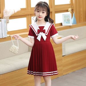 3-12tahun Dress sailor moon anak perempuan lengan pendek / baju anak tanggung