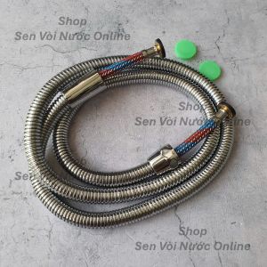 Dây sen tắm có ruột bố SUS304 Bóng chịu được áp lực nước lớn lõi dây 3 lớp inox304 mạ Crom