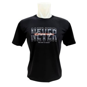 Kaos Distro Point 8 Never Give Up Murah Polo Exchange Store - 330044
