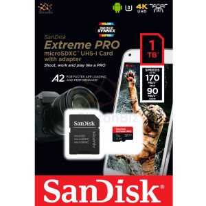 SanDisk Extreme Pro microSD 32GB การ์ด Memory Action Camera เมมโมรี่ กล้องแอคชั่น แสดงละเอียด 90MB/s ไมโครเอสดี