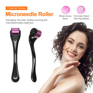 [Ready Stock] Micro Needle 540 Roller Derma Roller Dermaroller Titanium Hair Regrowth Beard Growth Anti Hair Loss Treatment Thinning Receding Therapy Skin