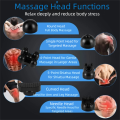 MUSCLEX Multi-purpose Wireless Massager Various Massage Heads Acupuncture Massage Dolphin Massager  Red Light Simulation Massage Stick Back. 
