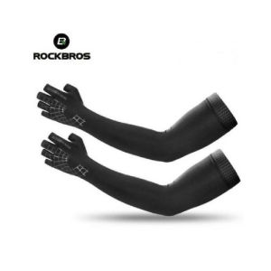 Arm Sleeve Manset Sarung Tangan Rockbros S205 Hitam Pelindung Lengan