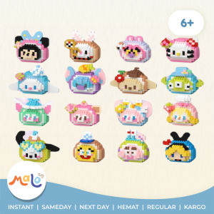 MALOTOYS - DIY Bricks Cartoon Series Brick Blocks Set Puzzle Mainan Edukasi Susun Block Kartun Hadiah Anak Malo Toys