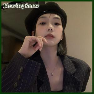 Blowing Solid Color Women Berets Korean Fashion Retro Octagonal Hat Elegant Lady Artist Painter Cap Newsboy Beanie Bonnet