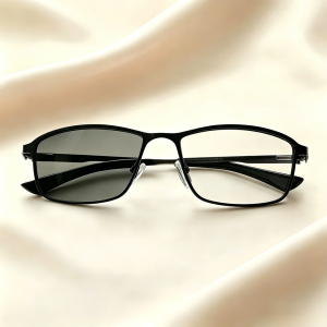 Cermin Mata Rabun Photochromic HD Anti Blue Light Titanium Ringan Anti-Scratch Selesa Dipakai Myopia Glasses