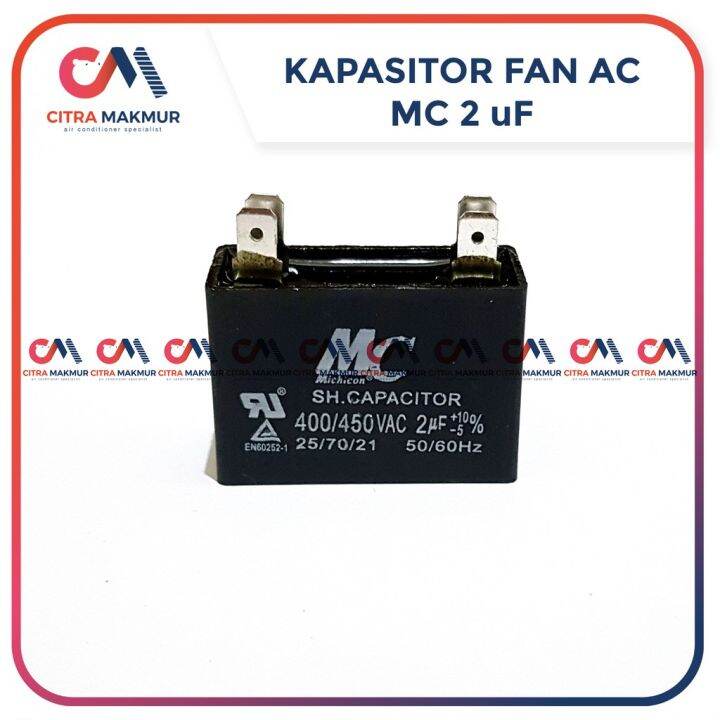 Kapasitor Fan Ac Uf Merk Mc Kaki Capasitor Mikro Kipas Outdoor Mesin Air Conditioner Kotak