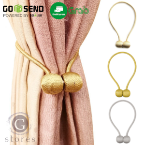 Tali Magnet Ball Pengikat Tirai Gorden Magnetic Curtain Tie Back Rope