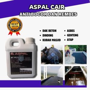 Cat Pelapis Anti Rembes Aspal Cair 1 Kg Dinding Kolam