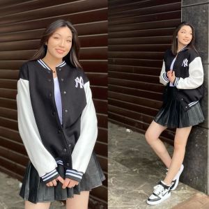 [ New Style! ] NY BASEBALL 3 BASIC - Jaket Baseball Wanita / Jaket Bomber Base Ball Wanita / Bomber Wanita Remaja Terbaru / Baseball Jaket Wanita / Jacket Import / New York Baseball Terbaru / Jacket Varsity 2022 / Korean Style  Wanita Remaja