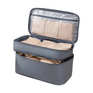 Compact Multi Layer Underwear Storage Bag With Water Resistant Design Privacy Protection Organizer For Travel Essential