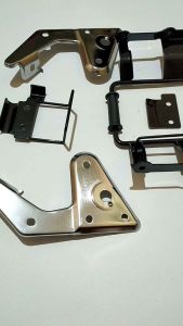breket dudukan lampu depan RX king new oval tebal set karet plus baut