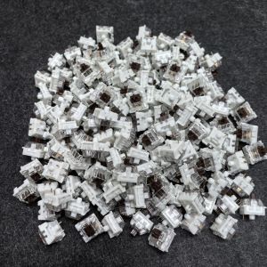 DIVATEN 20Pcs Dustproof Mechanical Keyboard Switches Plastic Linear Keyboard Switches Tactile Switch Replacement Parts Mechanical Keyboard