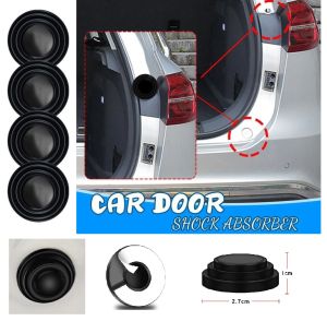 12 PCS Pelindung Pintu Mobil Kedap Suara Silikon karet Stiker Gasket Peredam Kejut Bagasi CAR DOOR SHOCK