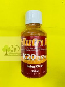 Pupuk cair NUTRI K K20 35% Bebas chlor isi 500ml AGRO SENTOSA MANDIRI indonesia