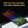 Aula leobog 75% bàn phím tùy chỉnh 81 phím trao đổi nóng Type-C Bàn phím cơ có dây đèn nền RGB Bàn phím chơi game (hi75). 