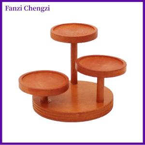 Fanzi บ้านตุ๊กตา1 12ชั้นเก็บของหลายชั้นชั้นชั้นวางถาดกลมชั้นวางของของเล่นตกแต่งบ้านตุ๊กตา