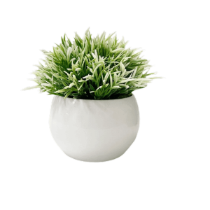 JING with Pot Artificial Plants Wedding Party Decortion Outdoor Decor Artificial Flower Miniascape Potted Green Bonsai Office