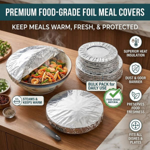 Aluminum Foil Thermal Insulation Food Cover Wrap Keep Warm Fresh Preservation Table Dining