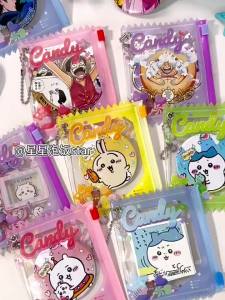 20Pcs Kawaii Ita Bag Cartoon PVC Transparent  Sleeve Badge Protector Case  Honkai: Star Rail Wuthering Waves Elysia Tian Guan Ci Fu Xie Lian Hua Cheng
