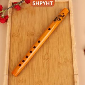 [COD] SHPYHT SPORTS 1Pc Chinese Traditional 6 Holes Bamboo Flute Vertical Flute Clarinet Student Musical Instrument Wooden Color Flute For Beginner
