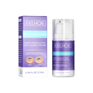 Eelhoe Eye Cream Effective Nourishing Stimulation-free Rapid Reduction Anti-aging Eye Cream for Female Best Gift Rapid Reduction Anti-Aging Cream Remove Wrinkle Firming Lifting Whitening Brightening Moisturizing Facial Skin Care（15ml）