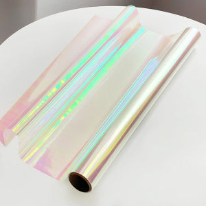 Kertas Buket Hologram Plastik OPP Holographic Cellophane Flower Wrapping ROLL KB6045
