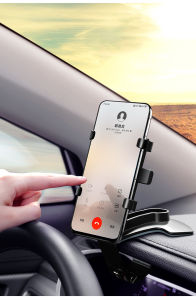Phone Holder Mobil Dashboard Mobil Jepit 360 Derajat 3 In 1 Universal - HD35