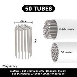 Balcony Drainage Cover Round Anti-blocking Roof Floor Drain Outdoor Large Displacement Stainless Steel Sewer Pipe Filter Floor Drain Mesh Anti-Rat/Bird Net Cover Pipe Cap Drainage Plumbing Fitting