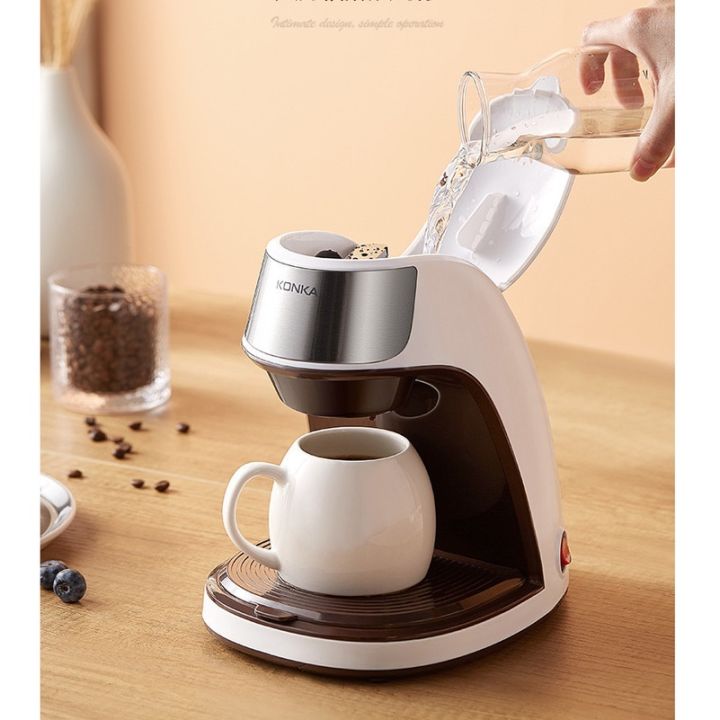 Máy pha cà phê KONKA kèm cốc sứ như hình, máy pha ra 1 cốc cà phê tầm ...