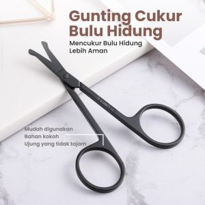 Gunting Cukur Kecil Bulu Hidung Mata Alis Benang Ujung Tumpul