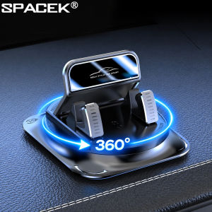 Car Phone Holder for Car - 360-Degree Rotatable Adjustable Holder Dashboard Navigation Vehicle Accessory Compatible with iPhone & Android Auto Phone Accessories