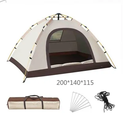 Outdoor Heavy Duty Camping Tent 3 To 4 Person Large Waterproof Family Tent