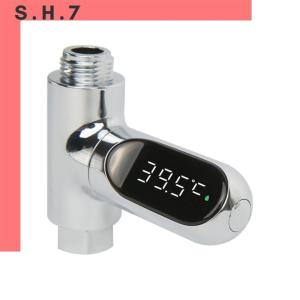 Faucet Shower Thermometer Water Flow Self-Generated Electricity Water Temperature Meter for Home Kitchen Bathroom Shower