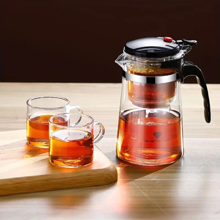 Press Art Tea Maker French Press Glass Chinese Tea Pot Infuser Tea Pot with  Filter Lazada PH