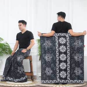 Terbaru Sarung Batik Kafina Jaya Motif Spider Pria Dewasa Katun Print Premium Santri Tradisional