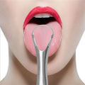 GL.Stainless Steel Oral Hygiene Tongue Scraper Personal Care Cleaning Tongue Moss Anti Bad Breath A. 