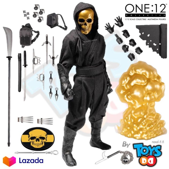 MEZCO ONE:12 COLLECTIVE House of The Golden Skulls: Gold