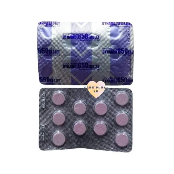 Dynamol 650 Tablet (10's/stp) [ Paracetamol : Acetaminophen ] | Lazada