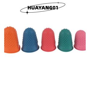 HUAYANG01 [2023 new HOT FASHION] 5Pcs Counting Cone Rubber Thimble Protector Sewing Quilter Finger Tip Craft